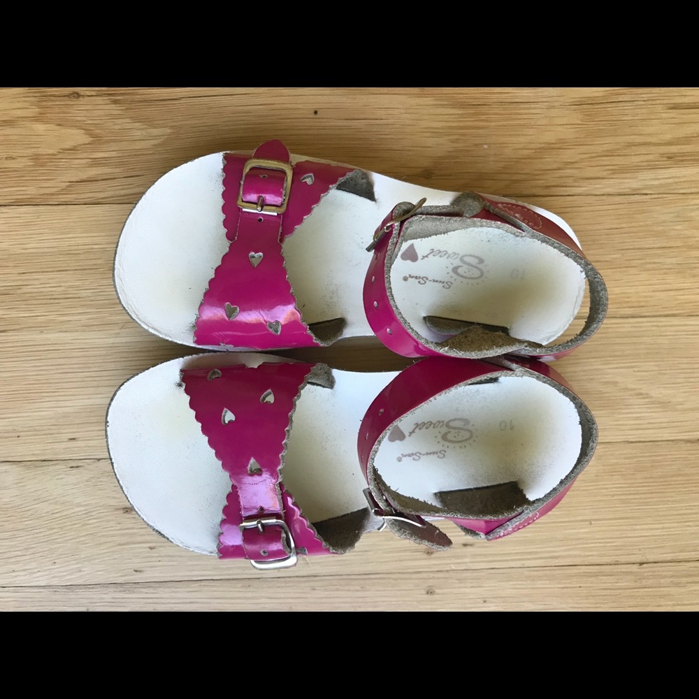 Pink/Fuchsia Salt Water Sandals by Hoy